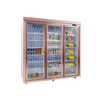 Flat Top with Frame Three-door Split Display Cabinet