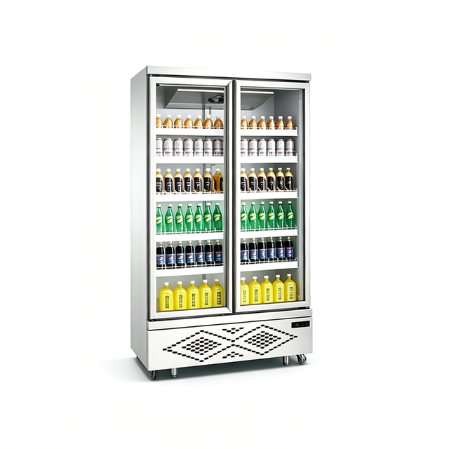 Bottom-mounted Unit Double-door Integrated Display Refrigerator