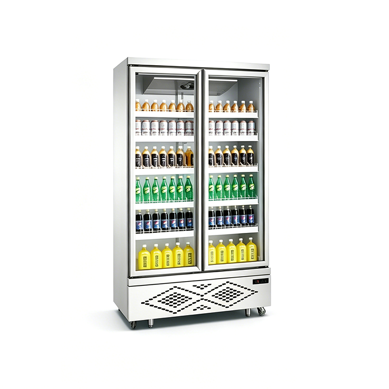 Bottom-Mounted Unit Three-Door Integrated Display Refrigerator