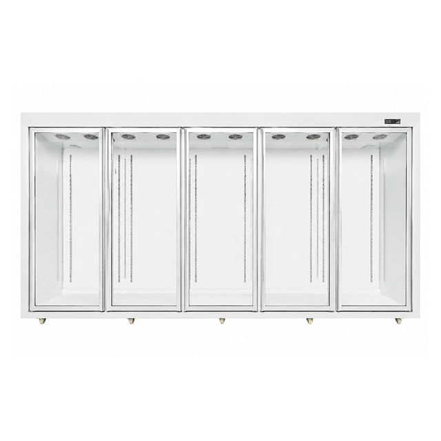 Two-door Integrated Sliding Door Display Cabinet