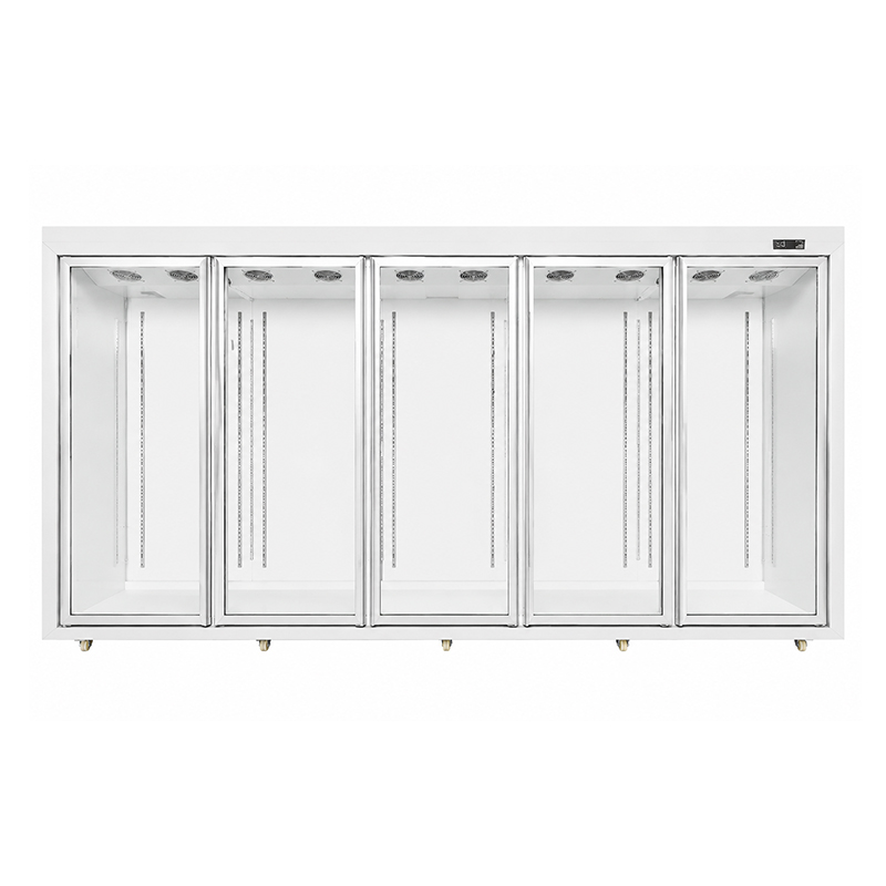 Two-door Integrated Sliding Door Display Cabinet