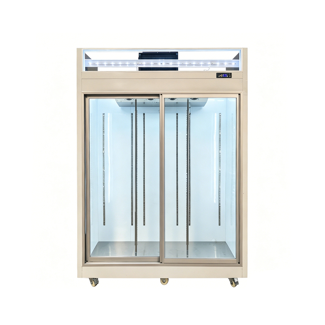 Two-door Integrated Sliding Door Display Cabinet