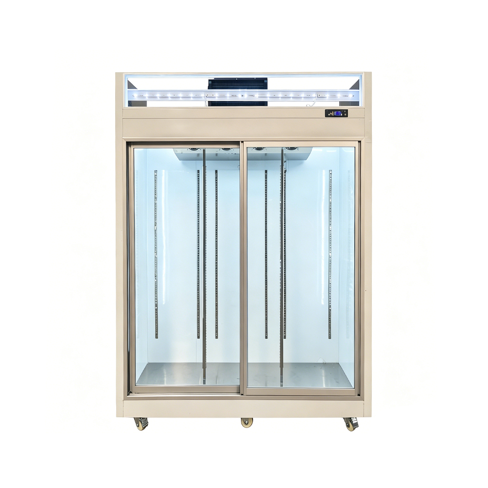 Two-door Integrated Sliding Door Display Cabinet